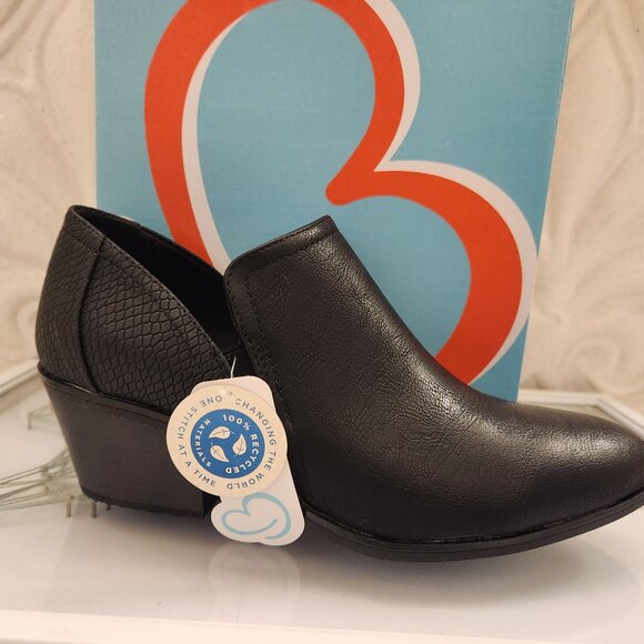 Baretraps Black "Slaine" Booties. NIB. Size 10 - Picture 1 of 10